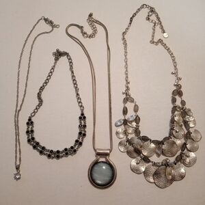 #412.   4 Piece Assorted Necklace Bundle